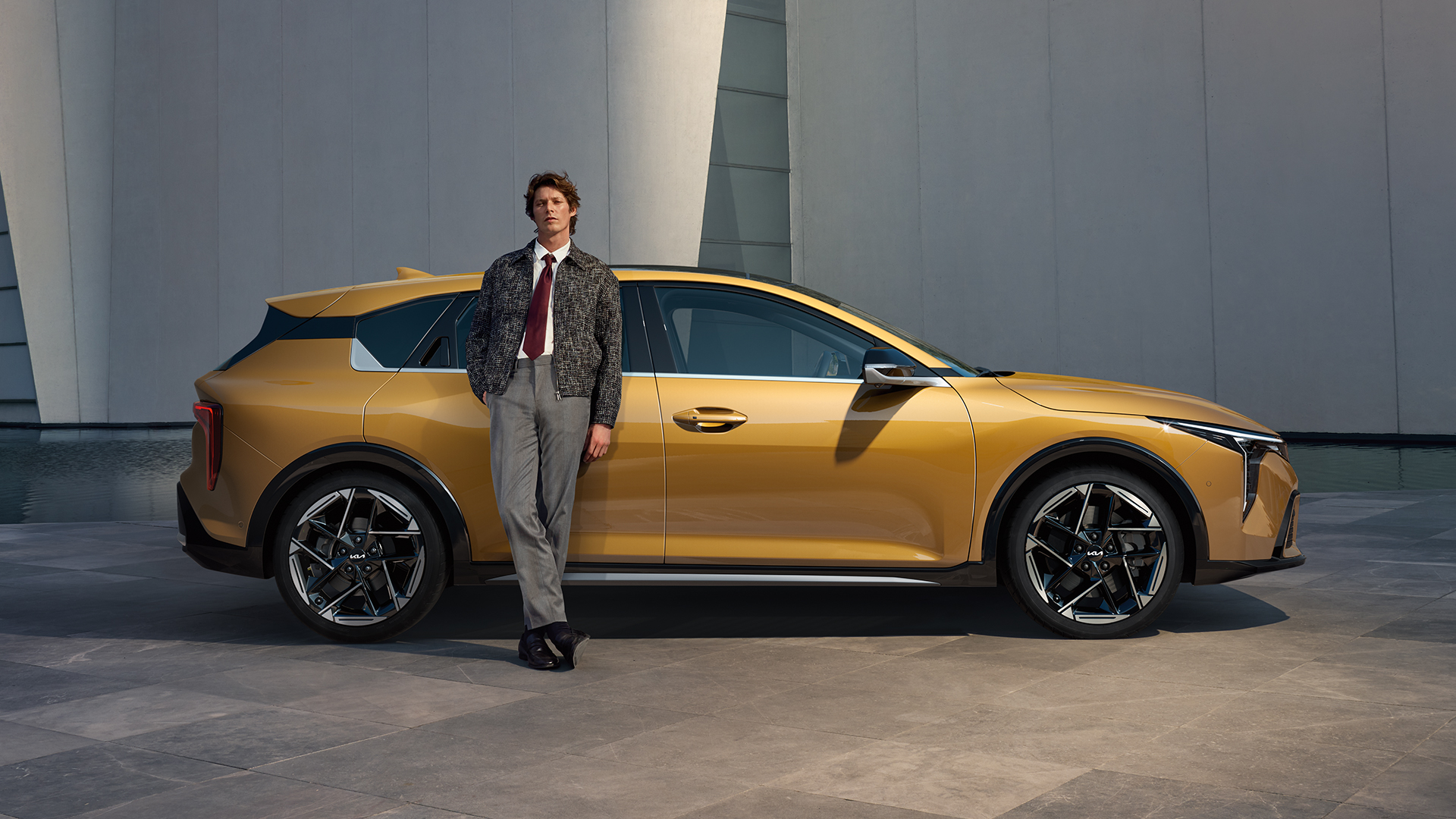 Markante Silhouette.